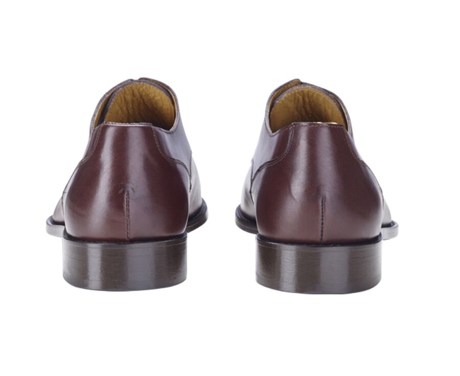 Derbies homme Chocolat semelle cuir - PADDINGTON
