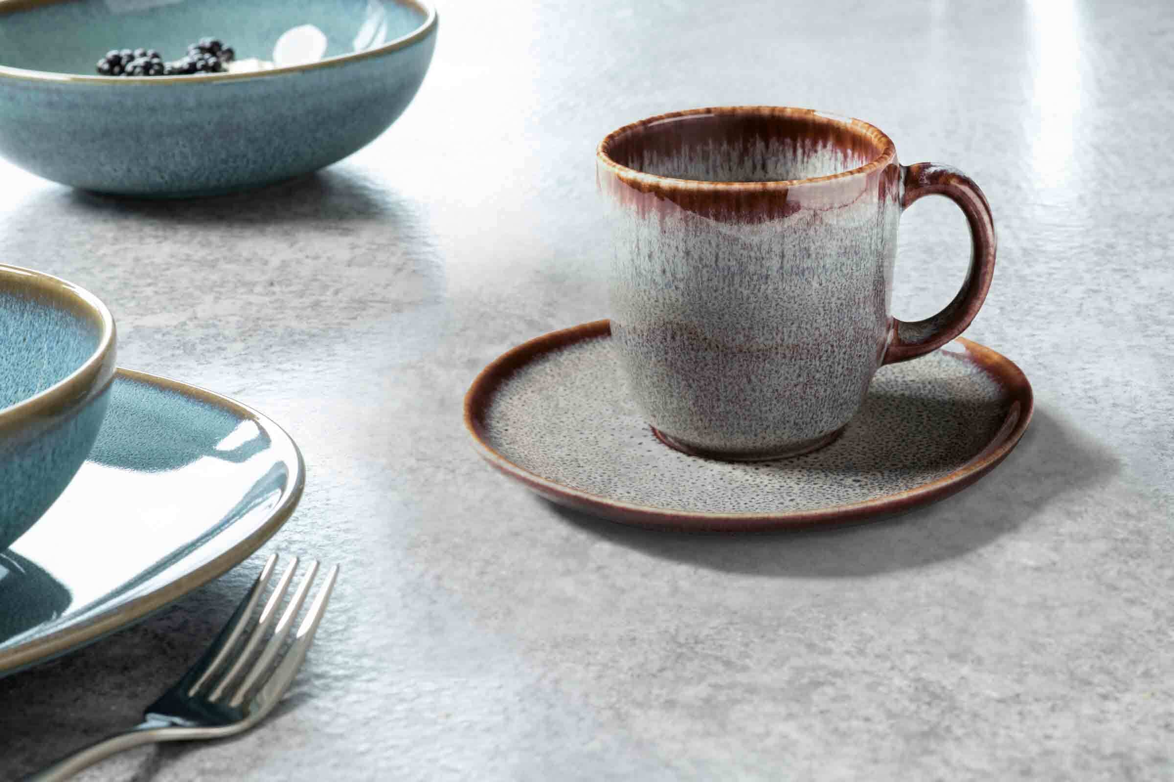like. by Villeroy & Boch Kaffeeuntertassen Lave ø 15,2 cm 6er Set
