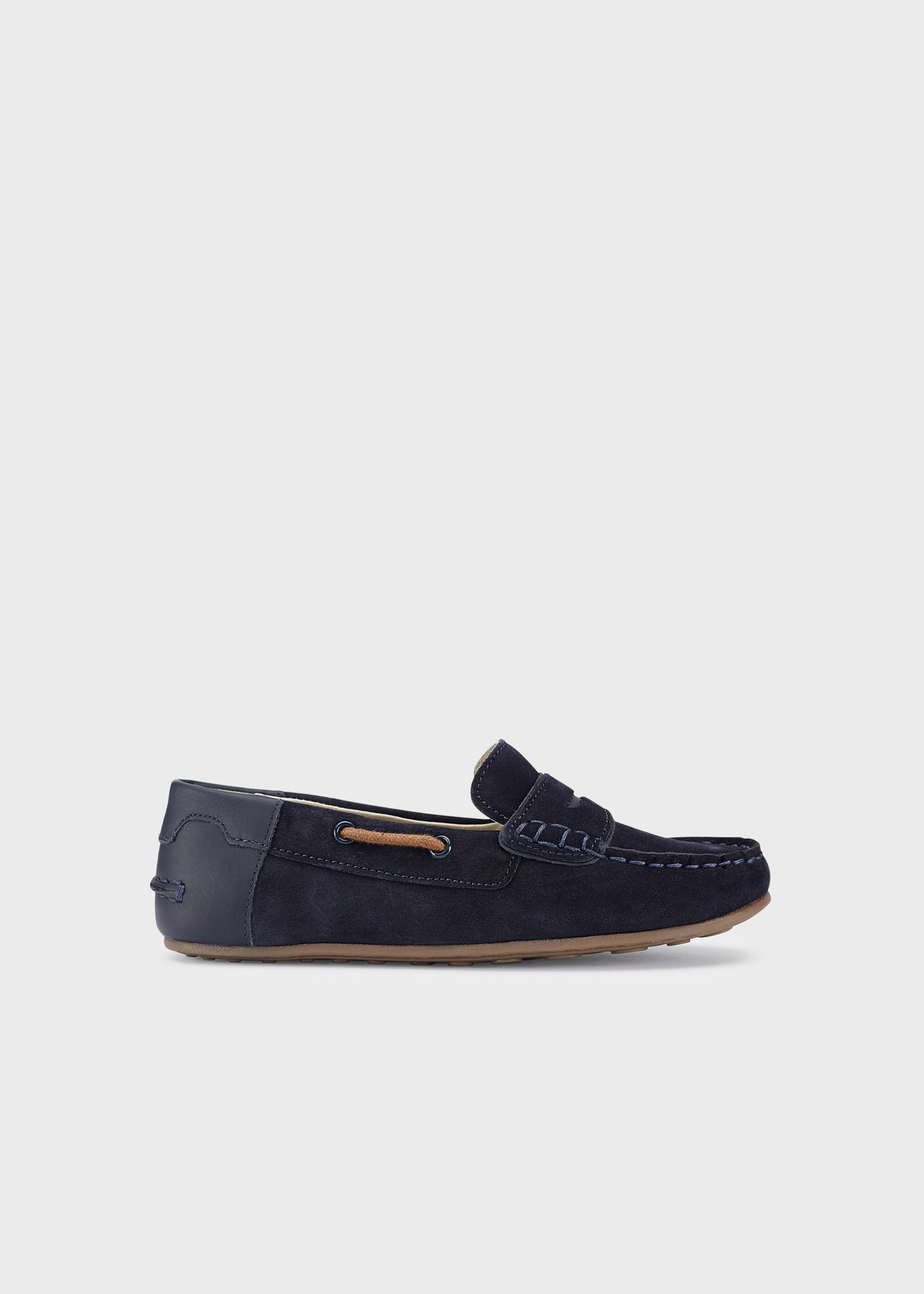 Mocassim de couro para menino