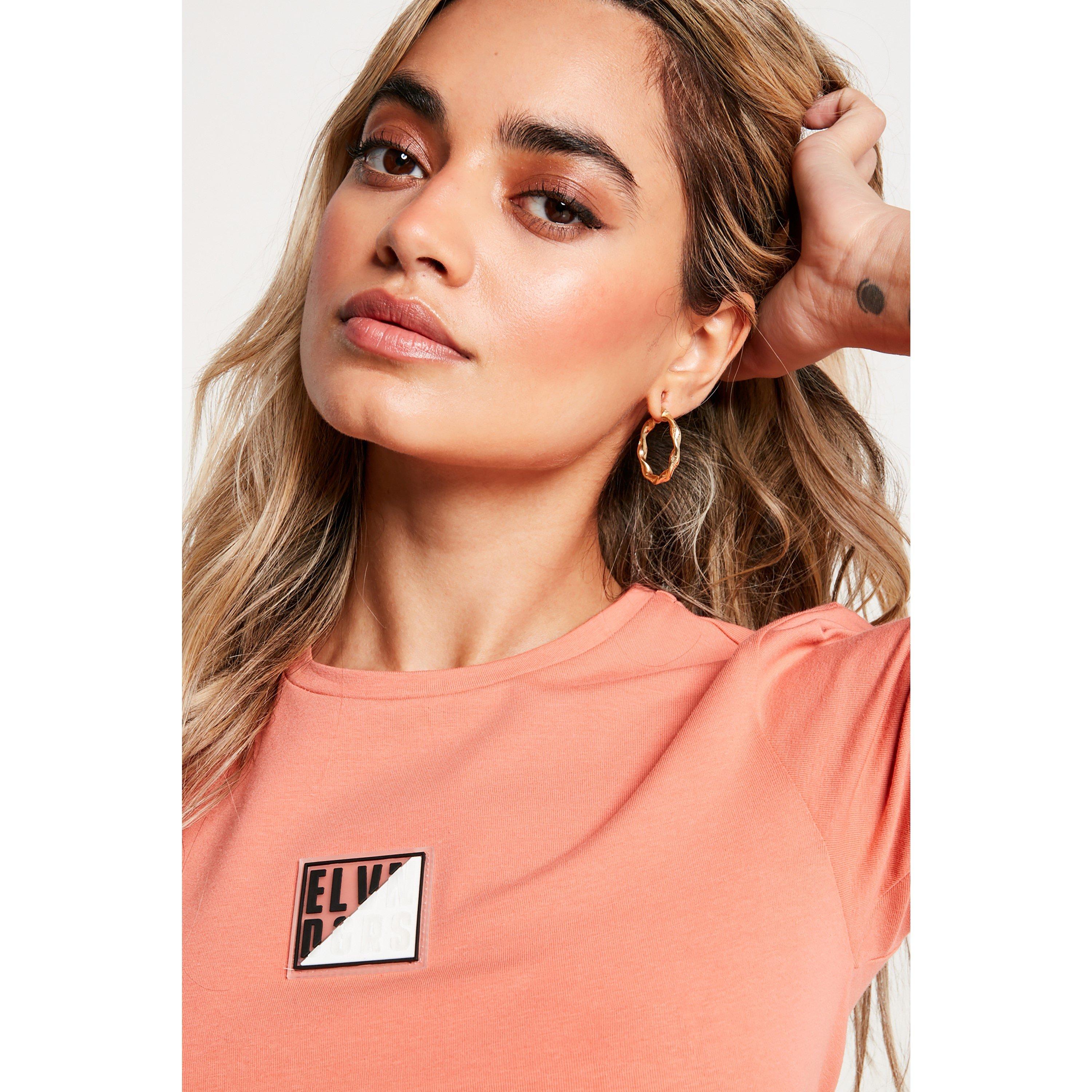 11 Degrees Mixed Branding Crop Top