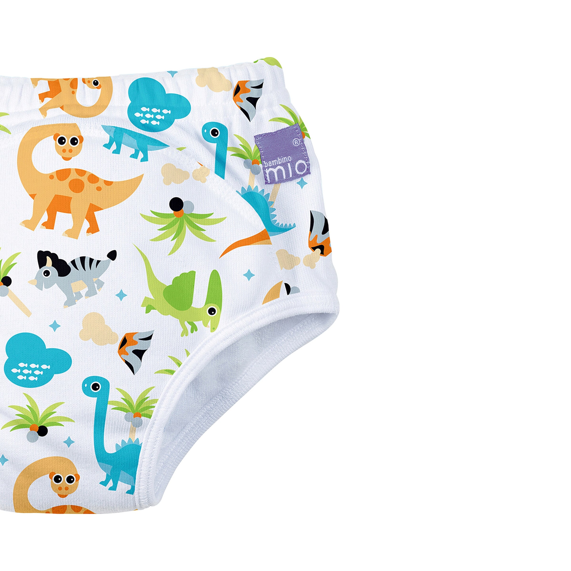 Bambino Mio Töpfchen-Trainingshose ab 3 Jahren weiß / Dino