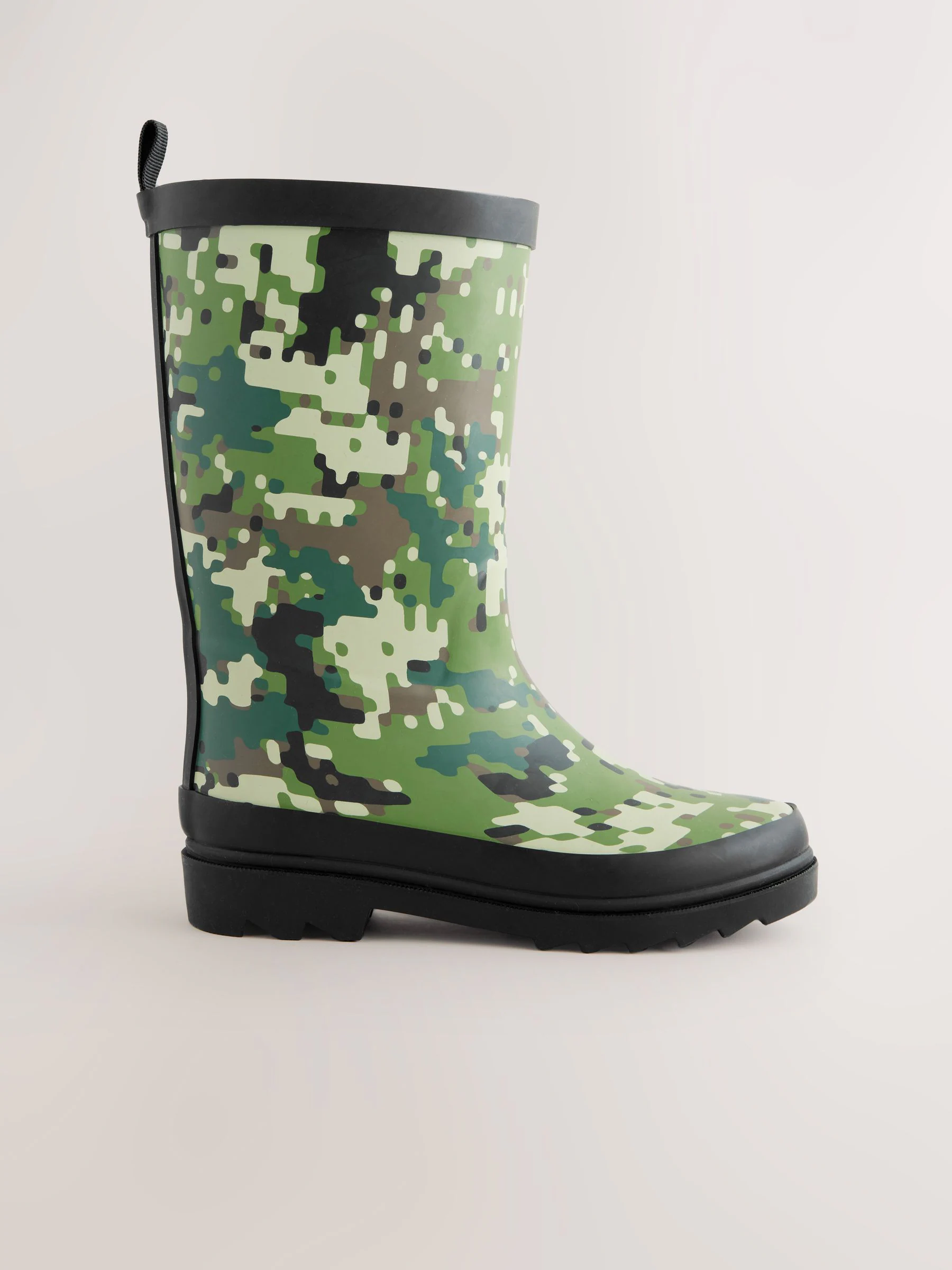 Groene camouflage - Rubberen regenlaarzen