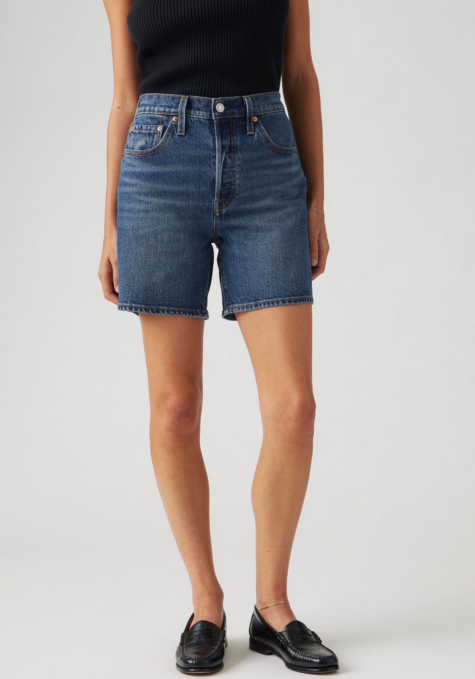 Levi's® Shorts »501MID THIGH SH«  Sommerhose Denim/Jeans in Baumwollqualität
