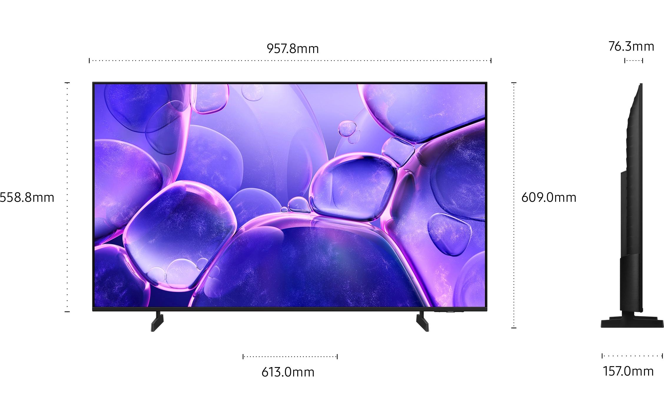 TV UE43U8000F 43'' U8000F Crystal UHD 4K TV, 2025<br>60 Hz, 4K (3.840 x 2.160), Crystal Processor 4K, 20W 2CH