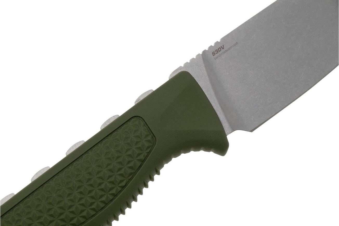 Benchmade Steep Country 15006-01 CPM S30V, Dark Olive SantoPrene, jachtmes