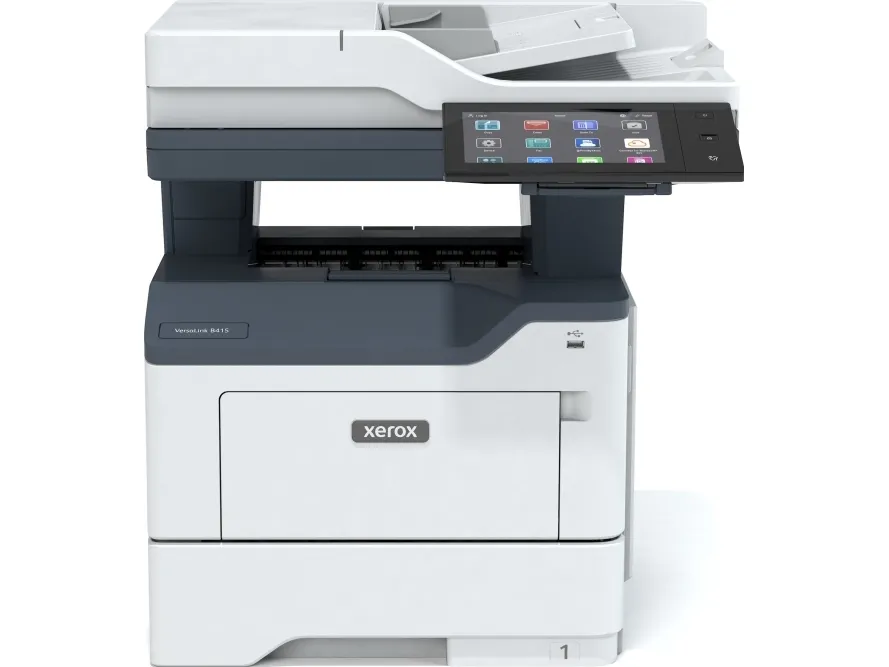 Xerox VersaLink B415V_DN - Multifunktionsprinter - S/H - laser - Legal (216 x 356 mm) (original) - Legal (medie) - op til 50 spm (kopiering) - op til 50 spm (udskriver) - 650 ark - 33.6 Kbps - Gigabit LAN, USB 2.0, USB vært, NFC - Green World Allianc