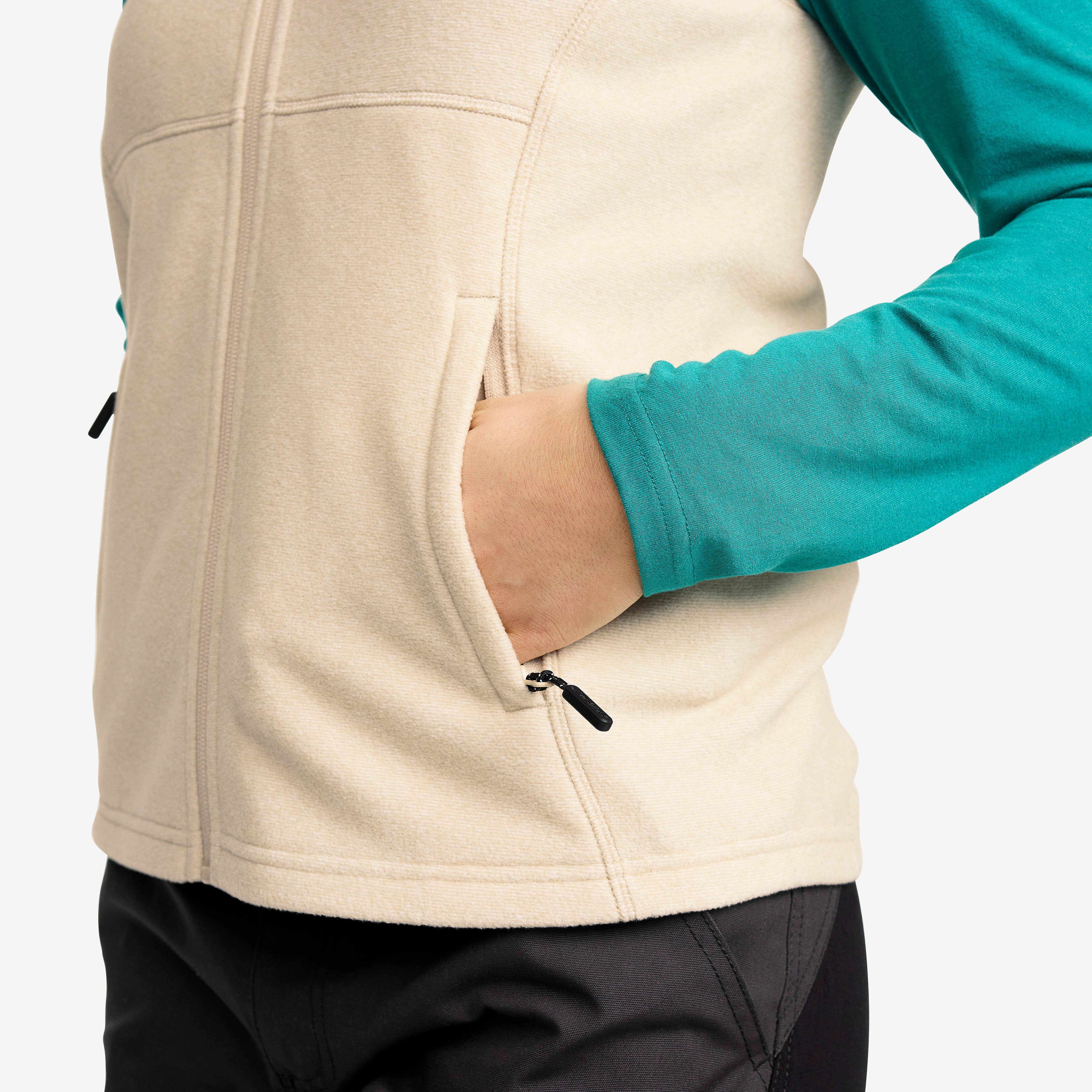 Essential Fleece Vest Dame Peyote