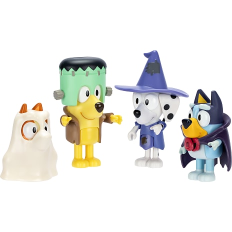 Bluey figurer udklædningsfest 4-pak