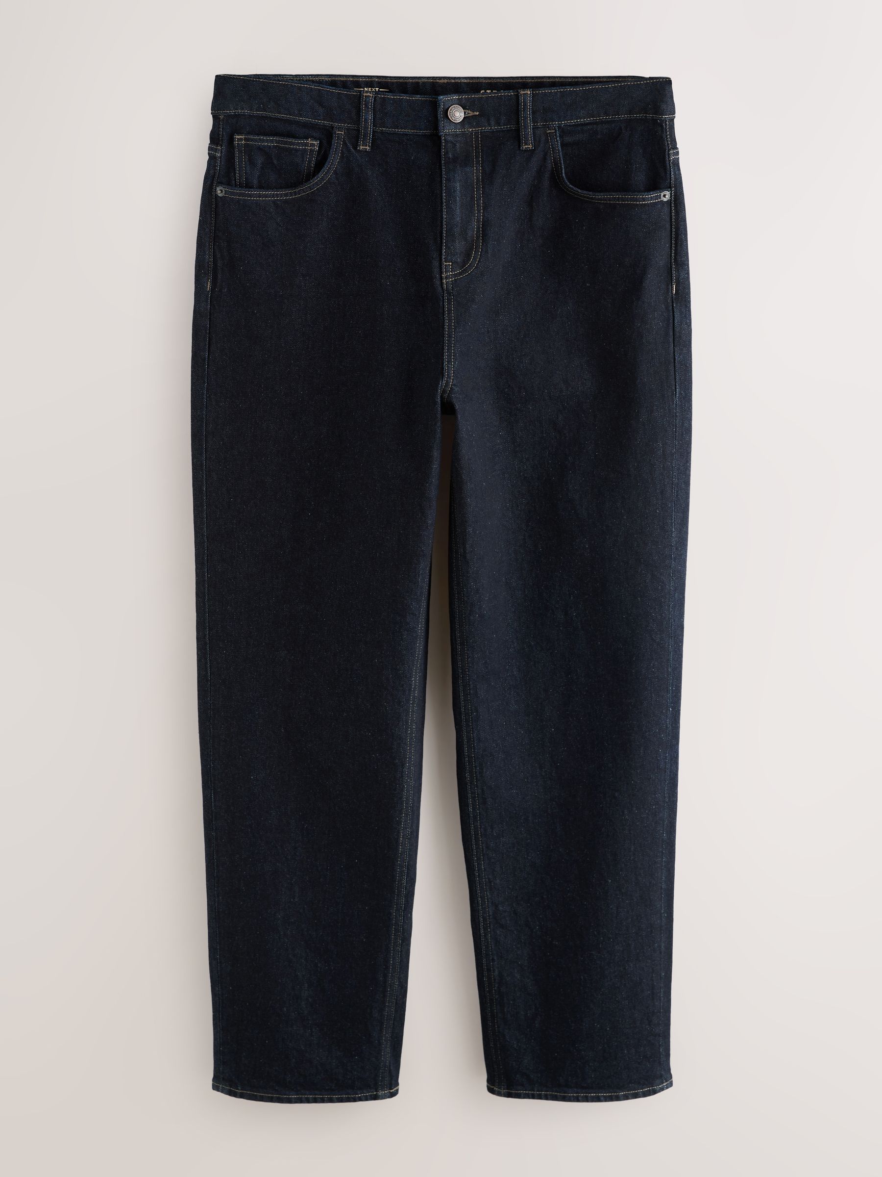 Donker indigo met wassing - Relaxed fit - Vintage wash denim jeans