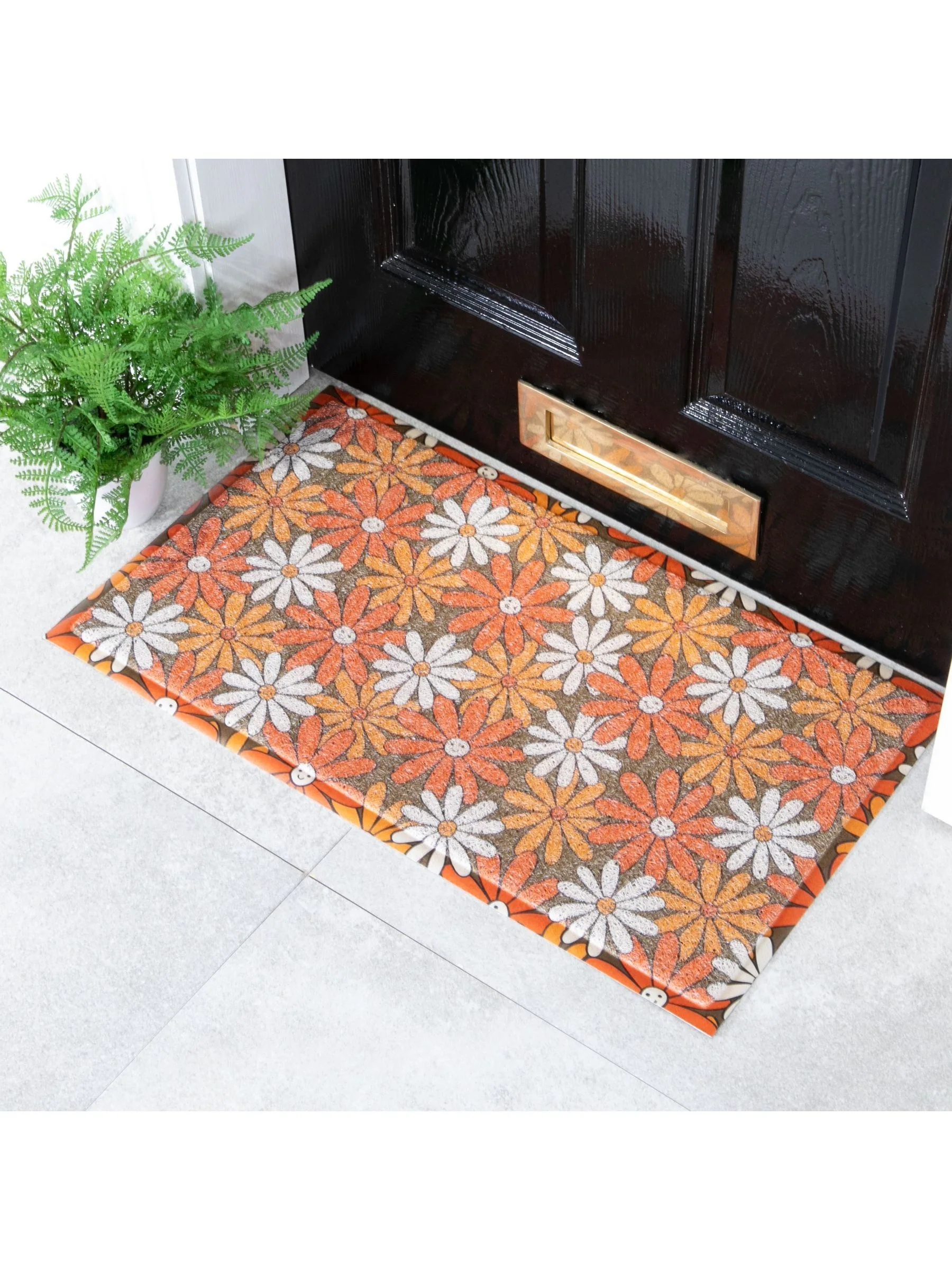 Artsy Mats Happy Flowers-deurmat