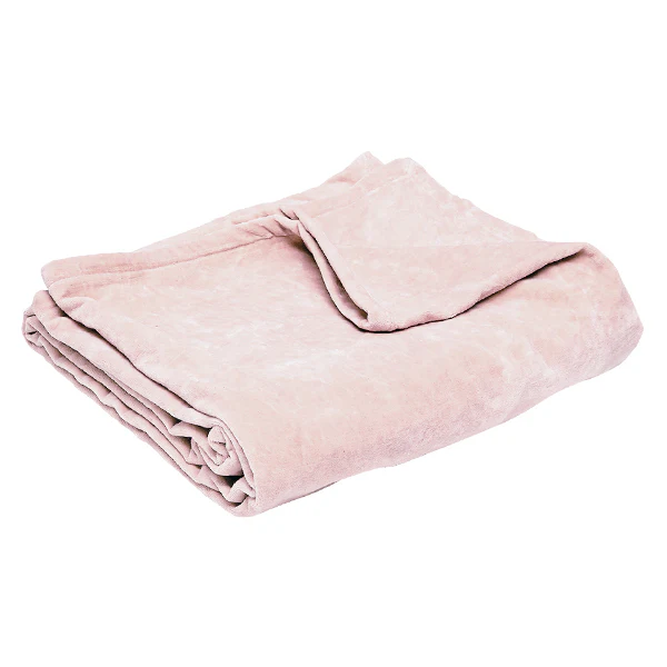 Bahne Interior  Tæppe i velour, rosa - 130 x 170 cm.