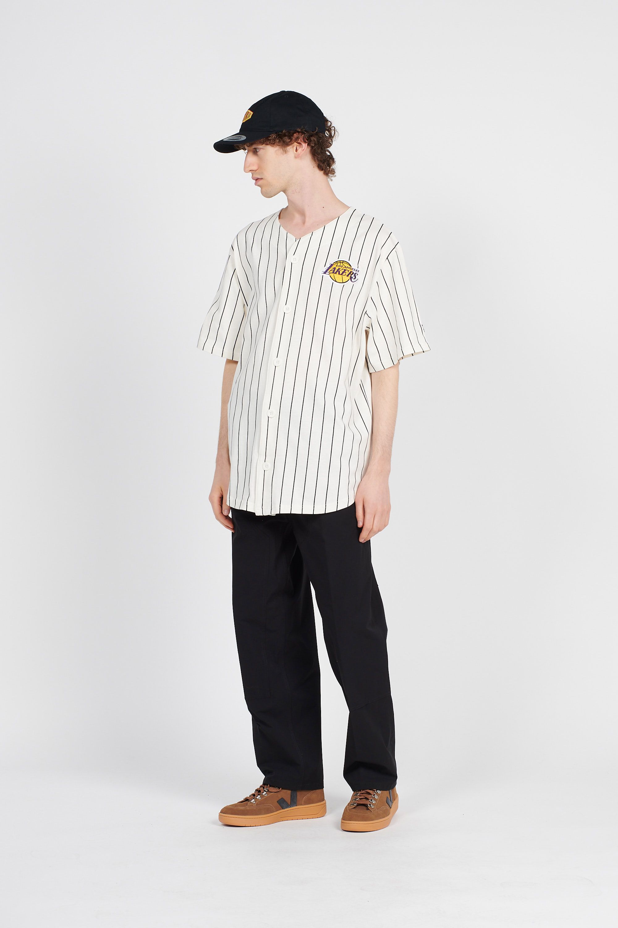 NEW ERA Maillot De Baseball  PINSTRIPE BASEBALL Beige