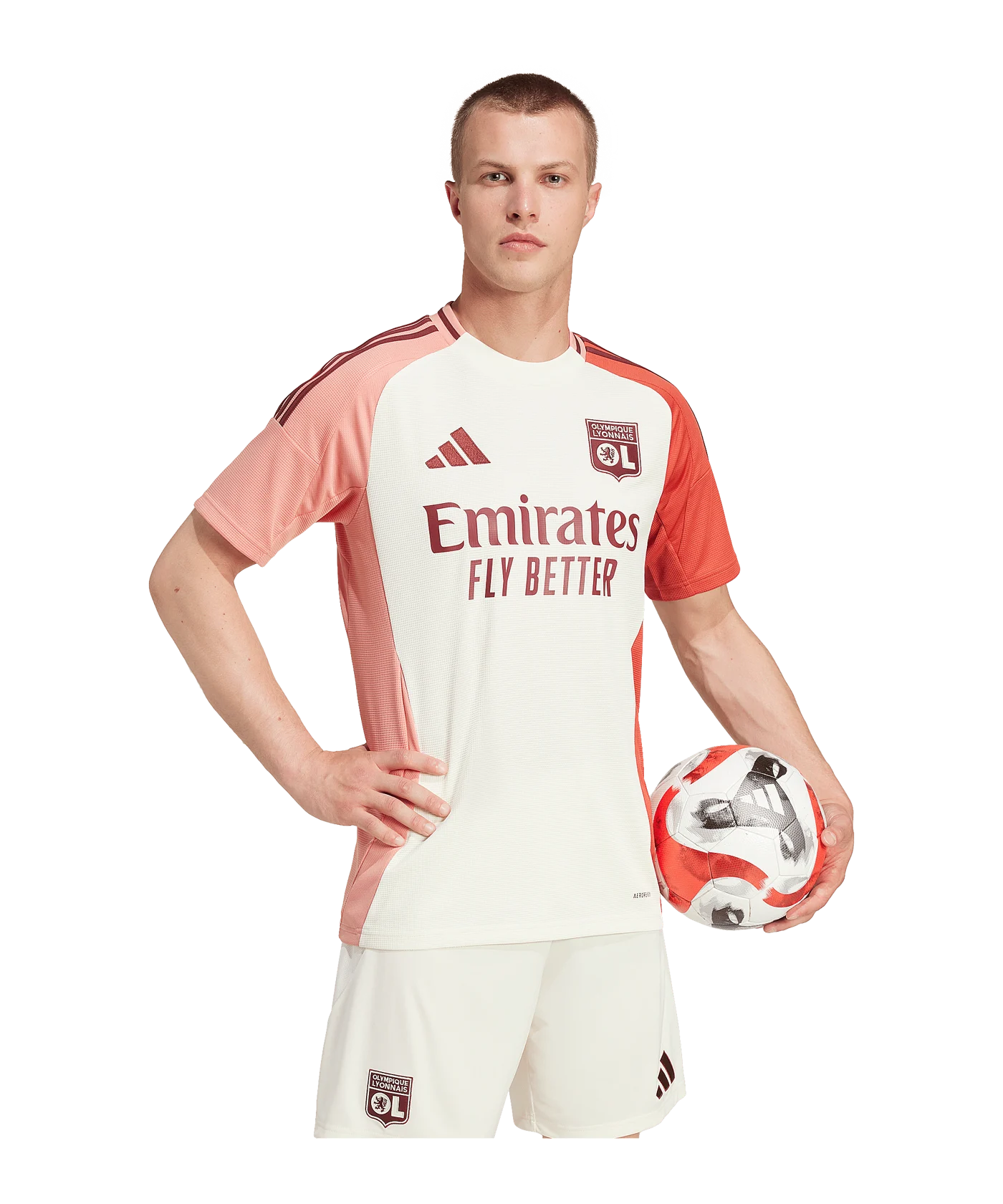 adidas Olympique Lyon Trikot 3rd 2024/2025 Weiss