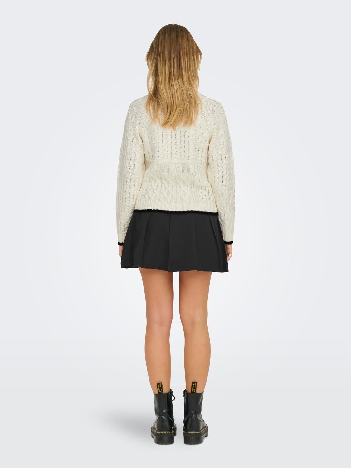 JDYJASSY Strickpullover Eggnog