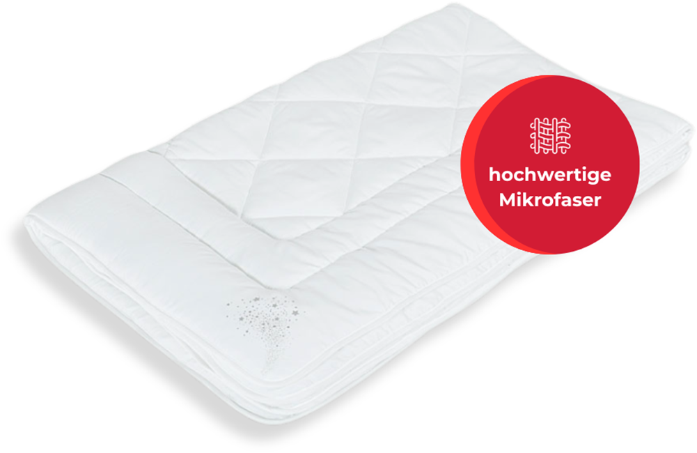 my home Microfaserbettdecke »Baca, Bettdecke 135x200 cm, 155x220 cm und weitere Grössen« leicht Füllung aushochwertiger6D-Hohlfaser Bezug Polyester 1 Stk. tlg. Bettdecken, Sommer, Winter, 4-Jahreszeiten, Decke