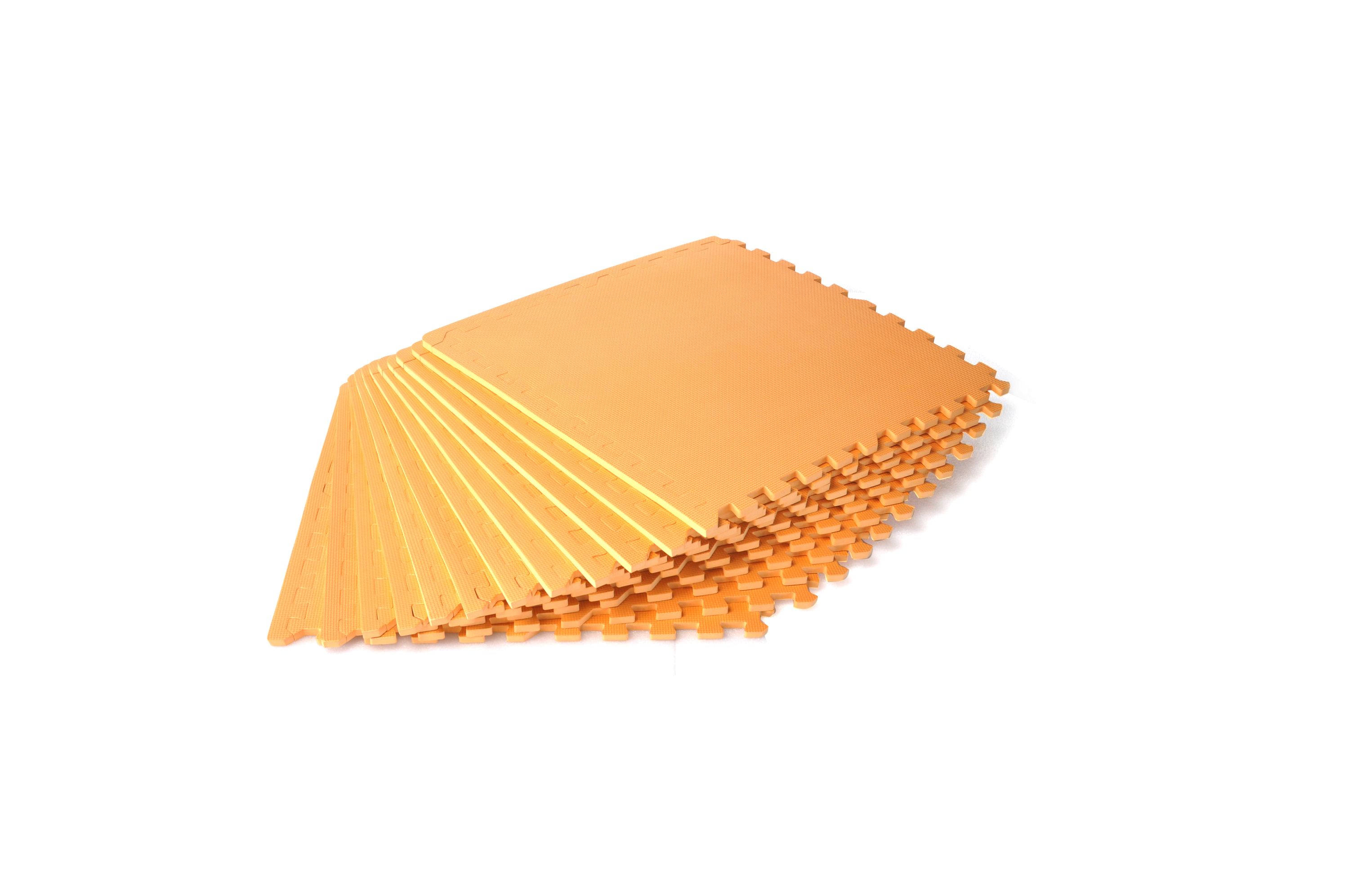 Bodenschutzmatte 12er Set orange