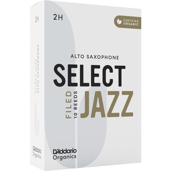 DAddario Woodwinds Organic Sel. Jazz Filed ALT 2H