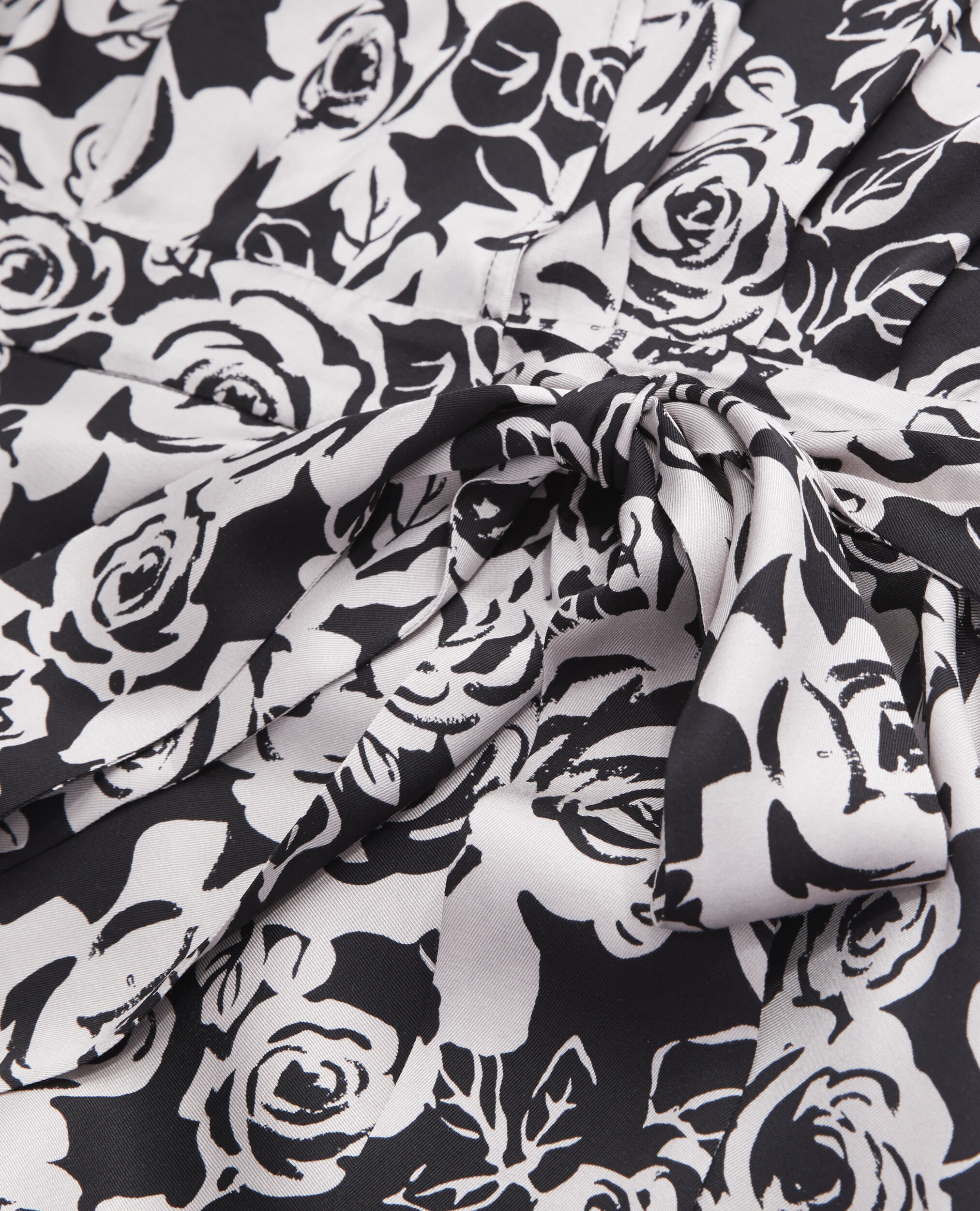 Robe portefeuille courte imprimée