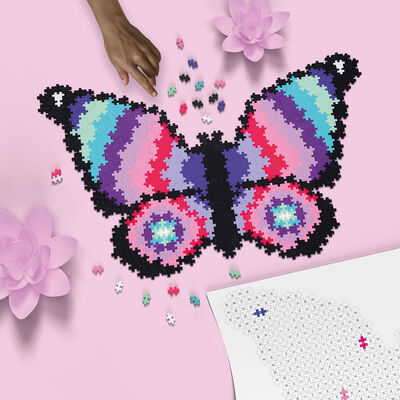 Plus-Plus Puzzle By Number Sommerfugl 800 Deler