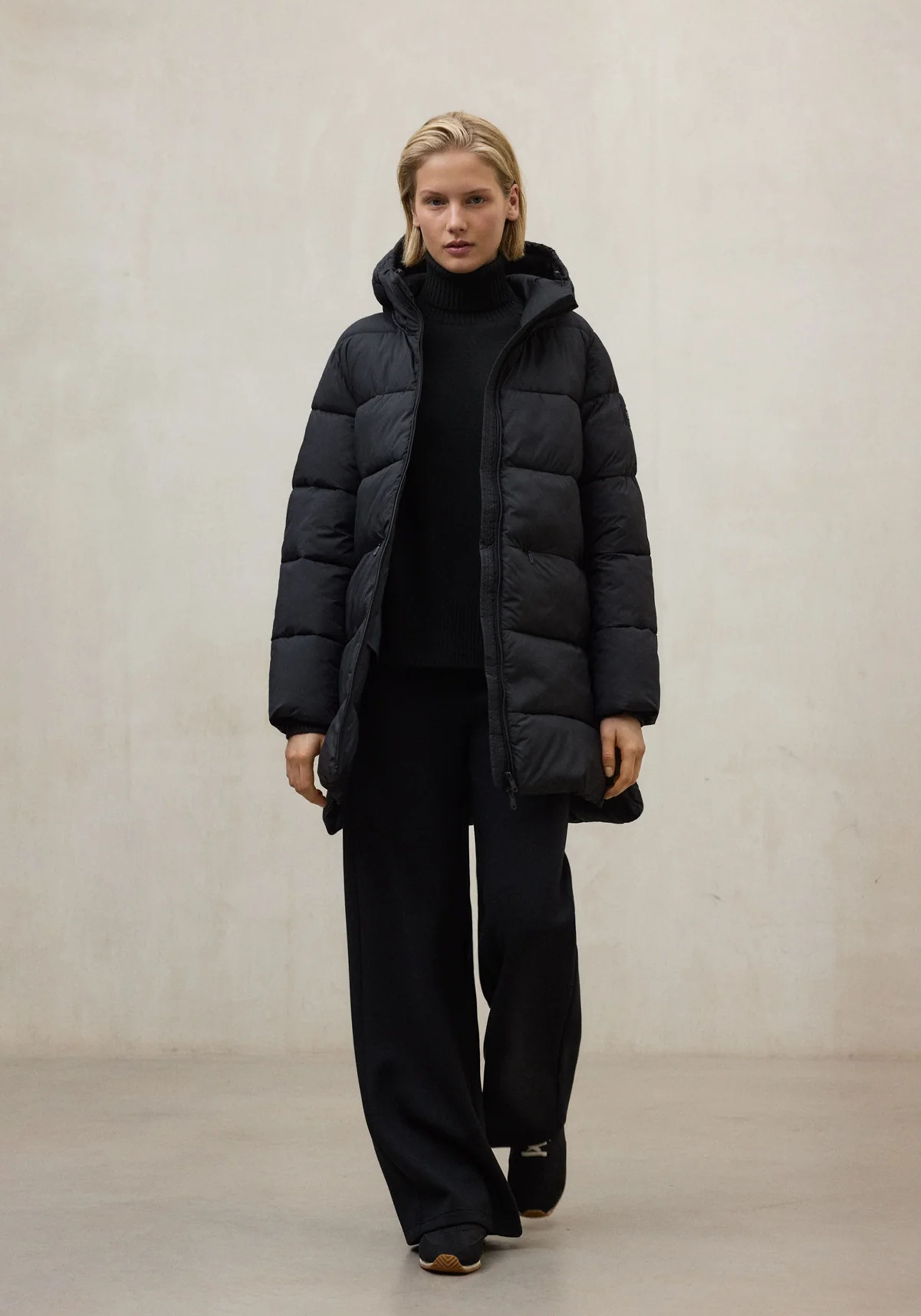 Ecoalf Puffermantel Marangu Black