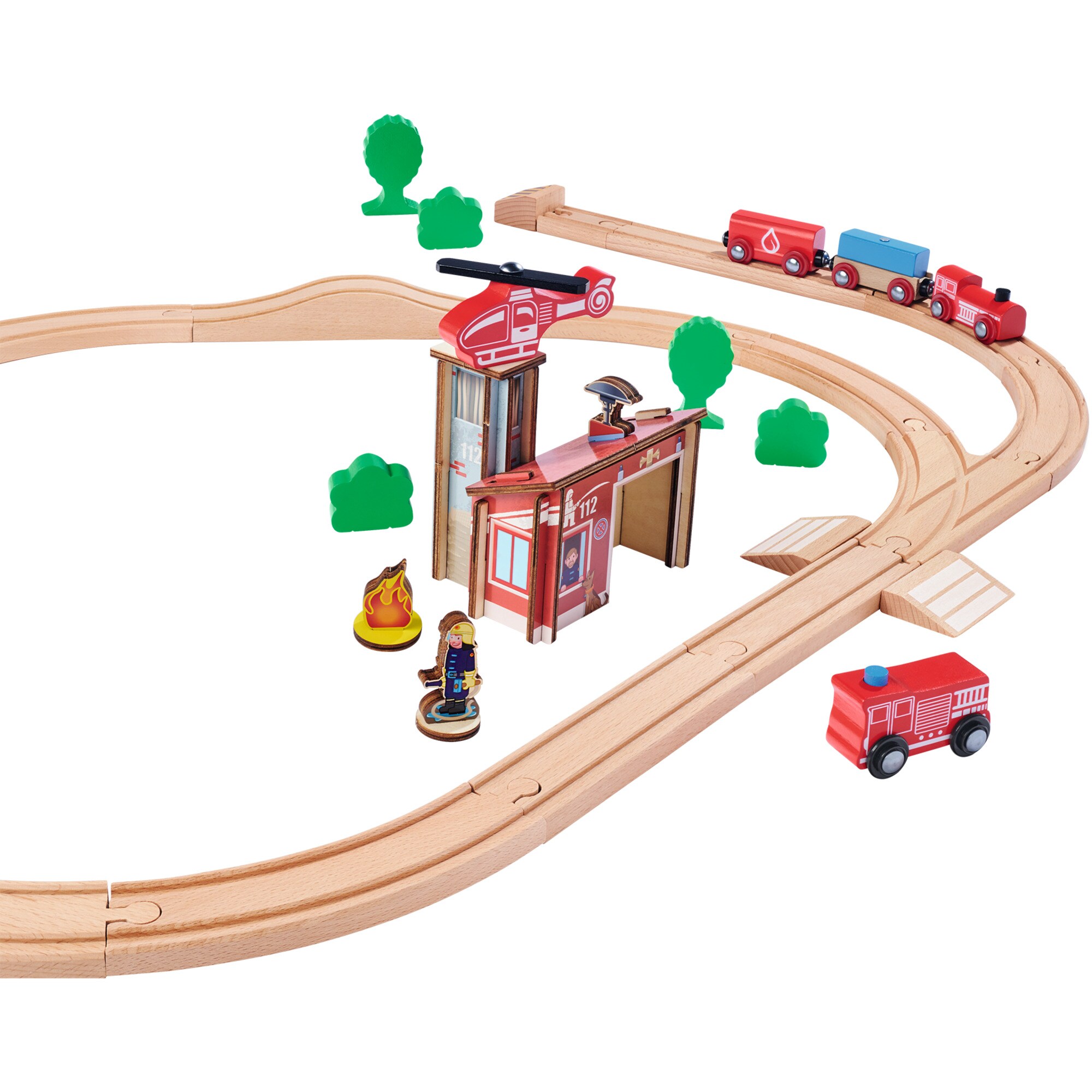 Simba Bahn Bahn Set Feuerwehr