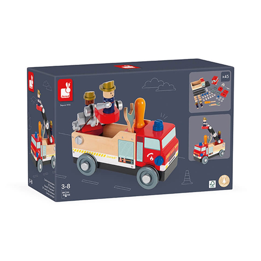Janod Brico'Kids Feuerwehrauto