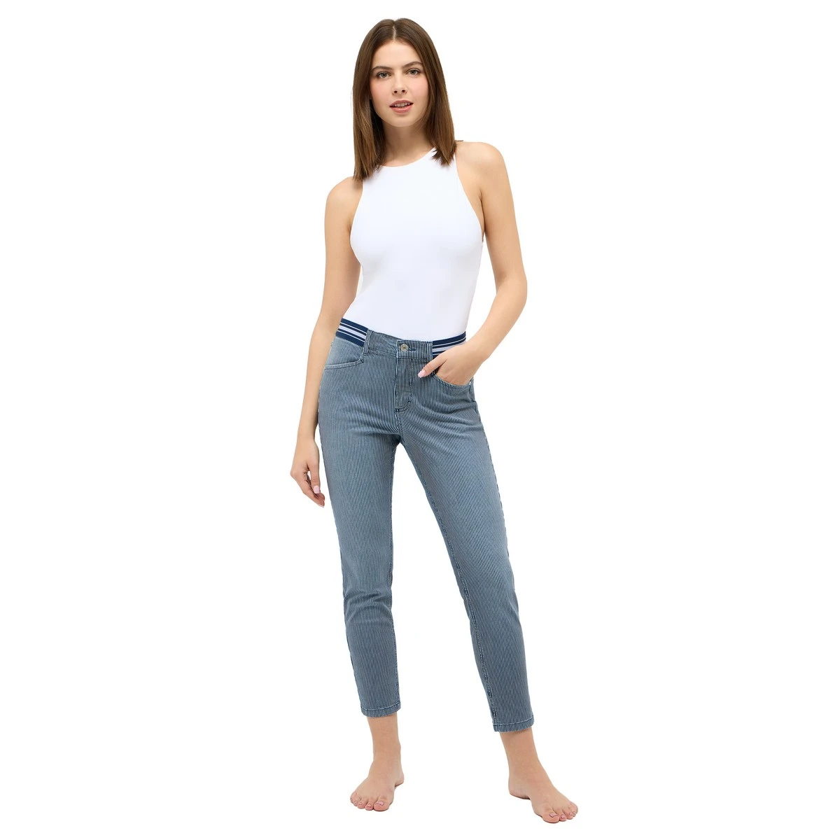 Dames Blouse 25015 blouse streep oversized