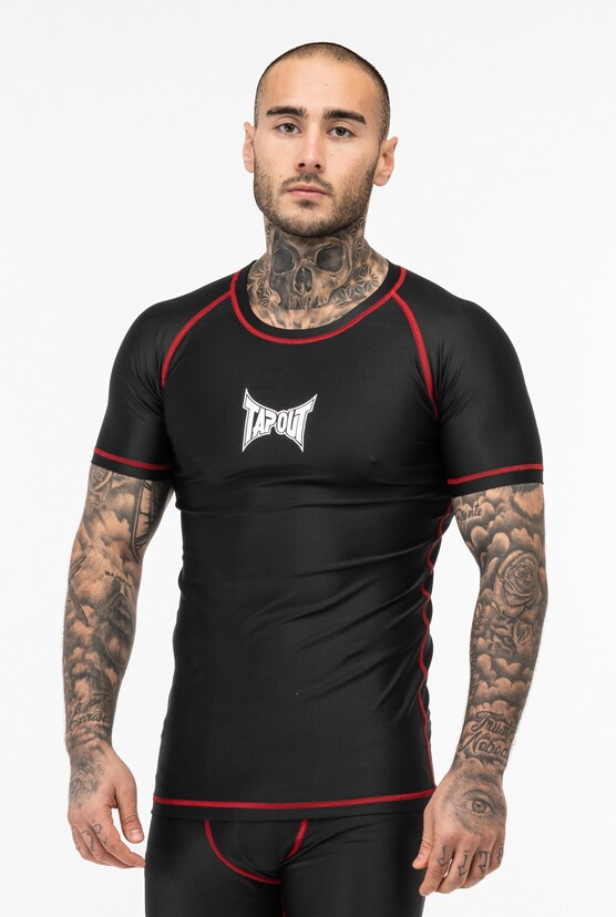 Tapout Herren Kurzarm-Funktionsshirt schmale Passform CRYSTAL