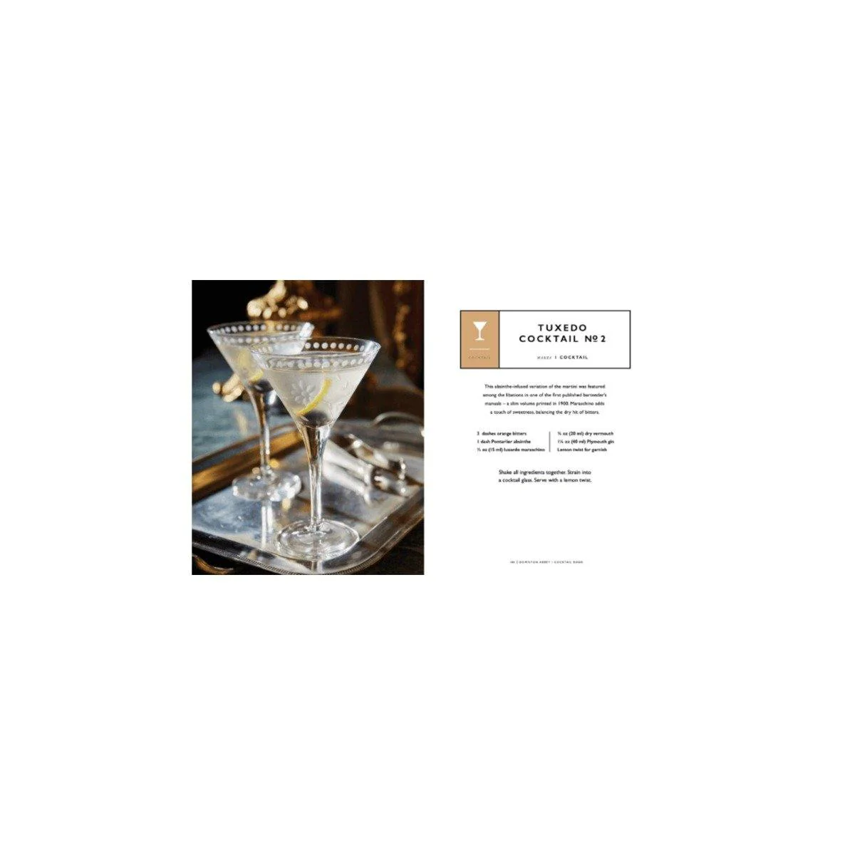 New Mags  The Official Downton Abbey Cocktail Book