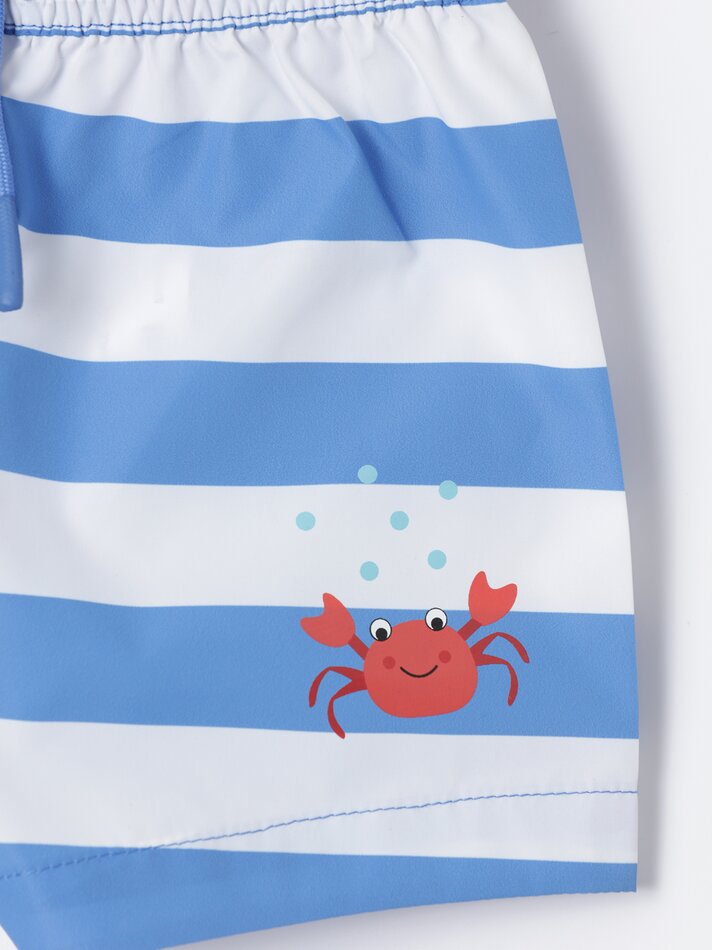 Maiô estampado - Azul pastel