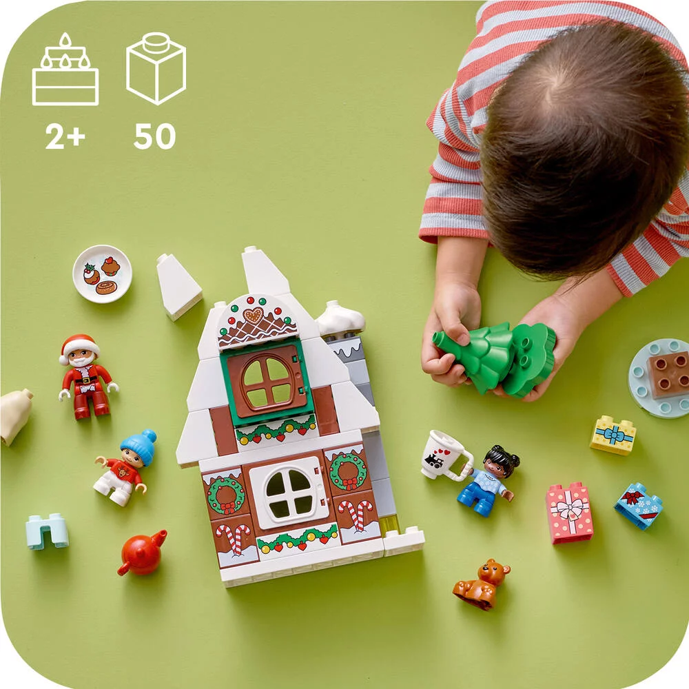 LEGO®DUPLO 10976 LA MAISON EN PAIN D'EPICES DU PERE NOEL