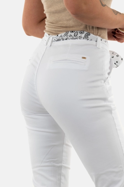 Pantalons Le Temps Des Cerises dyli 7 1001 white