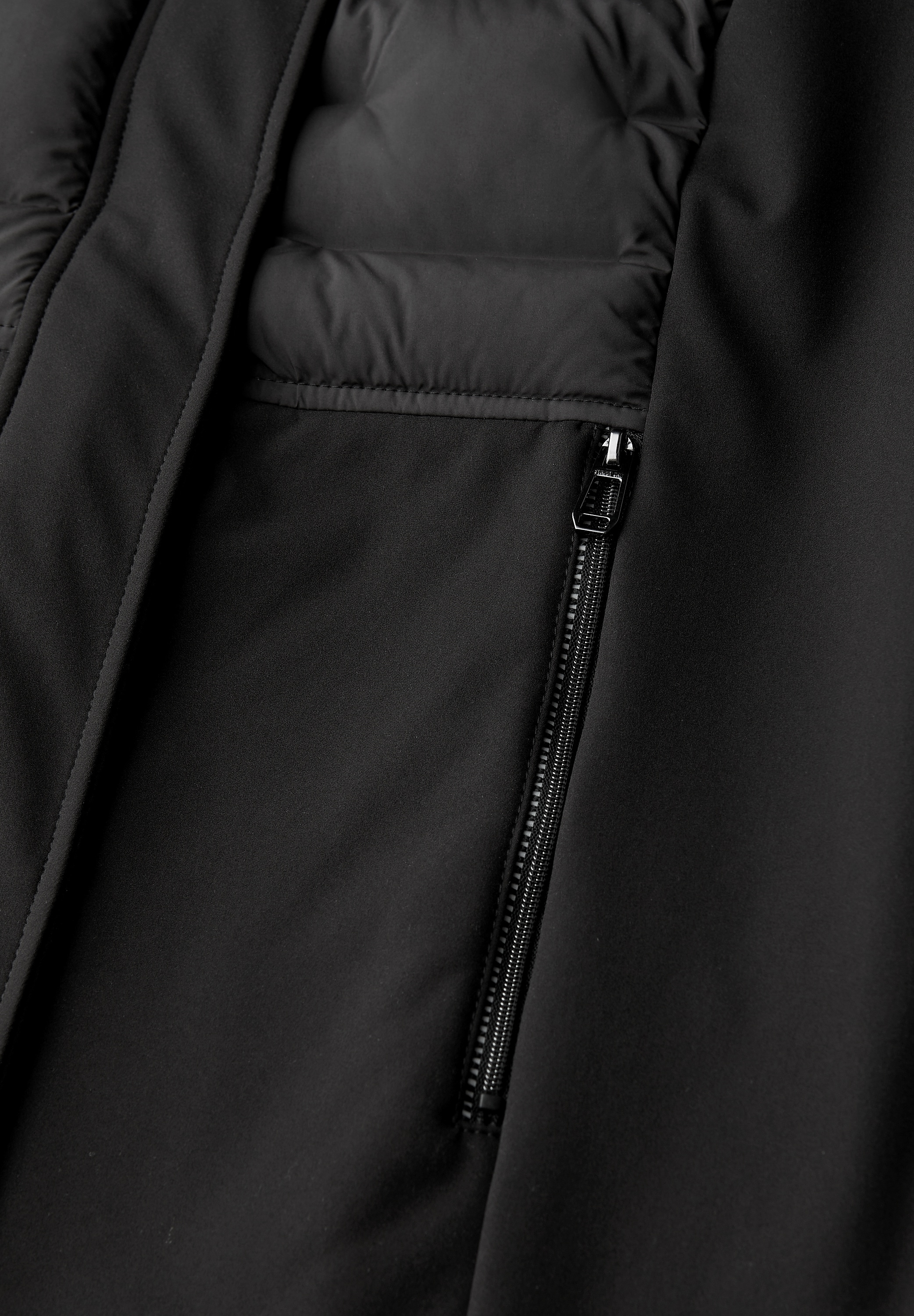 STREET ONE Softshelljacke mitKapuze mit Details und Kapuze mit Tunnelzug