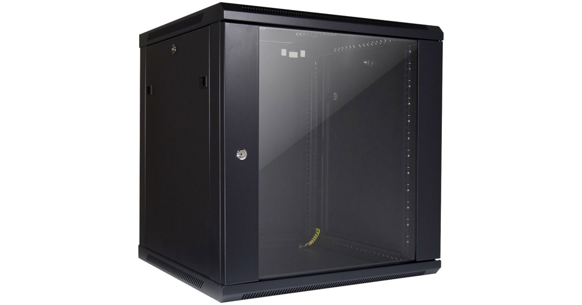 Inter-TechWandbehuizing SMA-6612 server rack  (Zwart)