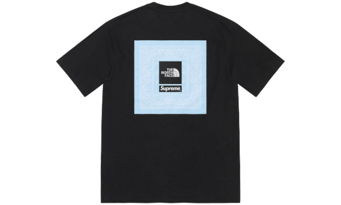Supreme The North Face Bandana Tee Black