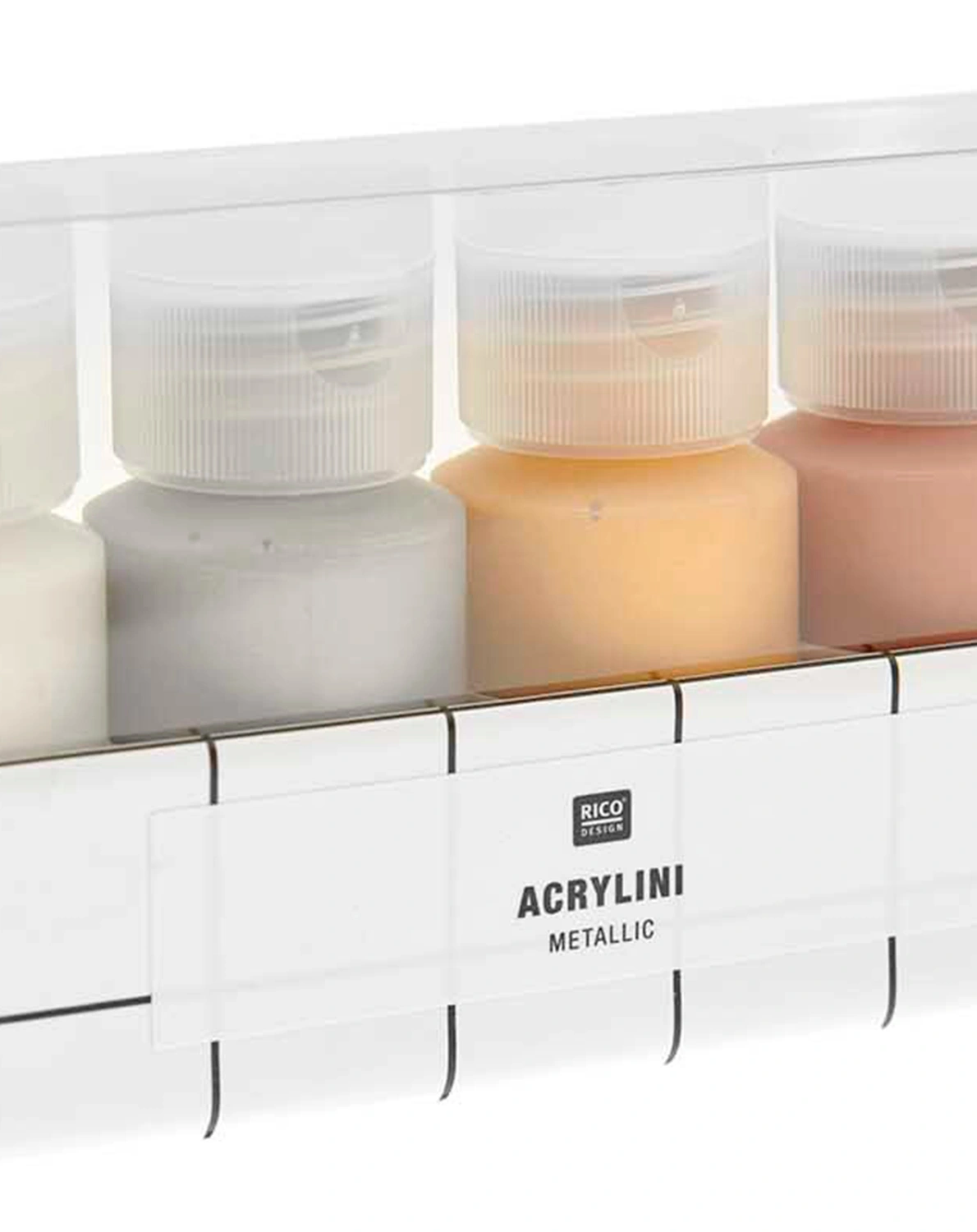 Acryl-Farben ACRYLINI (6x22ml) in metallic colours