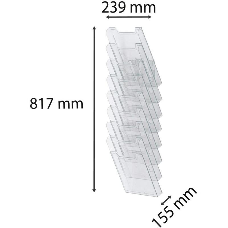 Trieur mural vertical Exacompta 8 cases A4