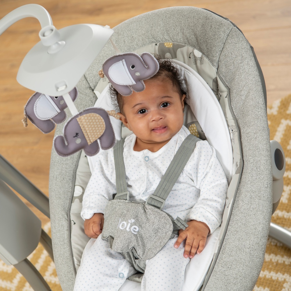 Joie Serina Schwenkbare Babyschaukel Elefant Duo