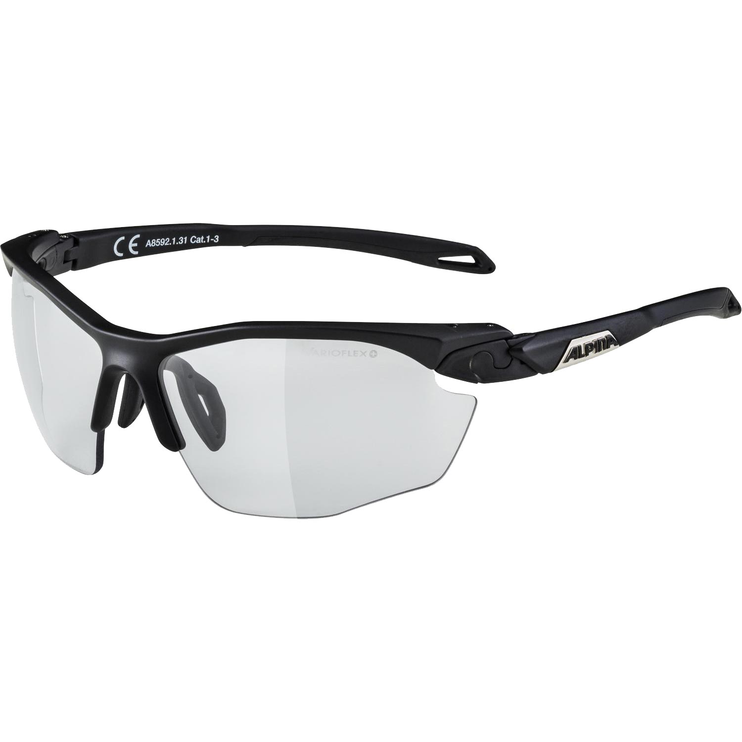 Alpina Twist Five HR V Sonnenbrille black matt