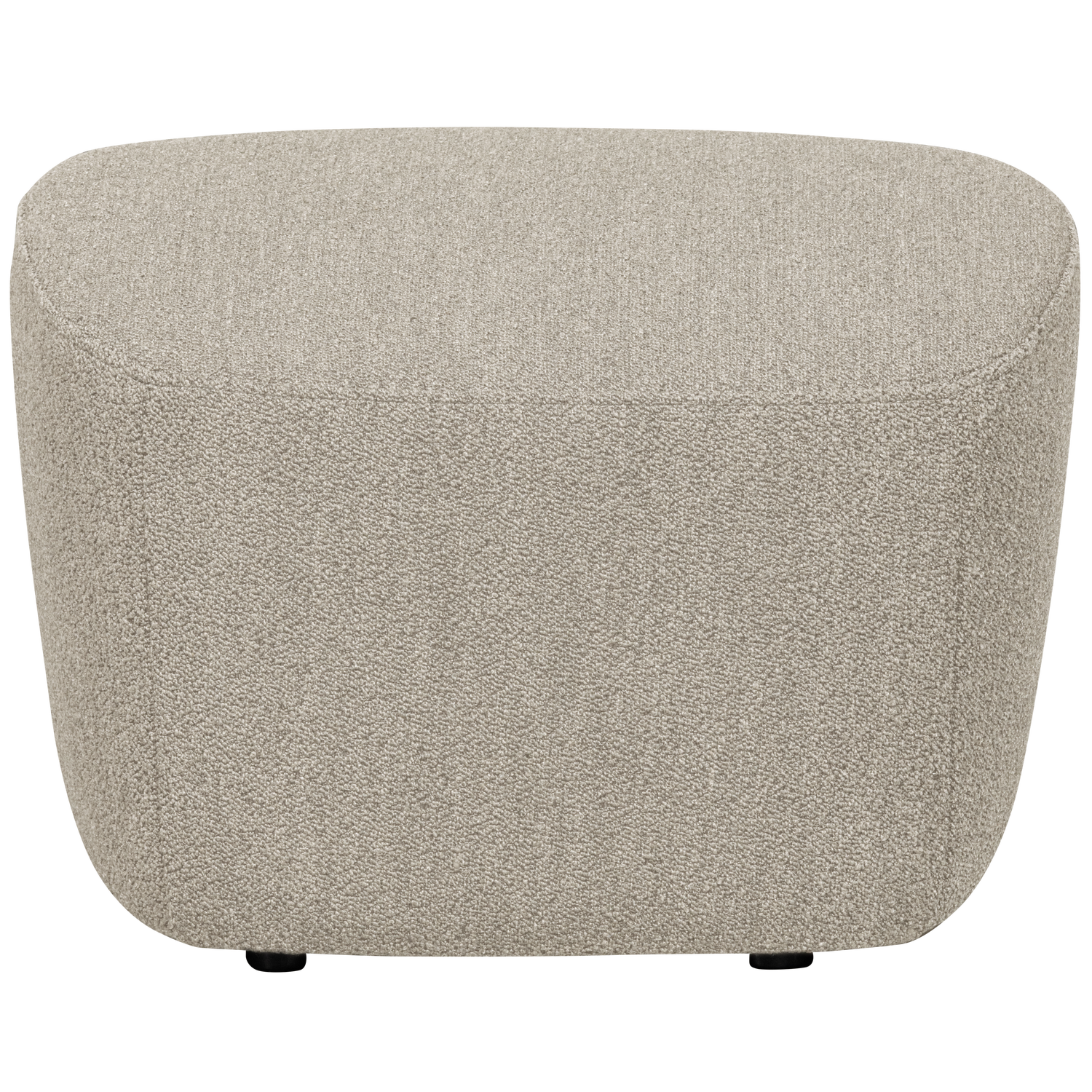 vtwonen Lofty Hocker - Bouclé - Naturel - 41x62x48