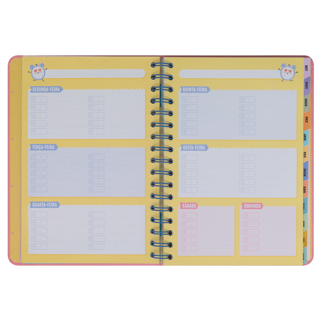 Agenda Wonder 24/25 Semanal Grande - Vou Com Tudo
