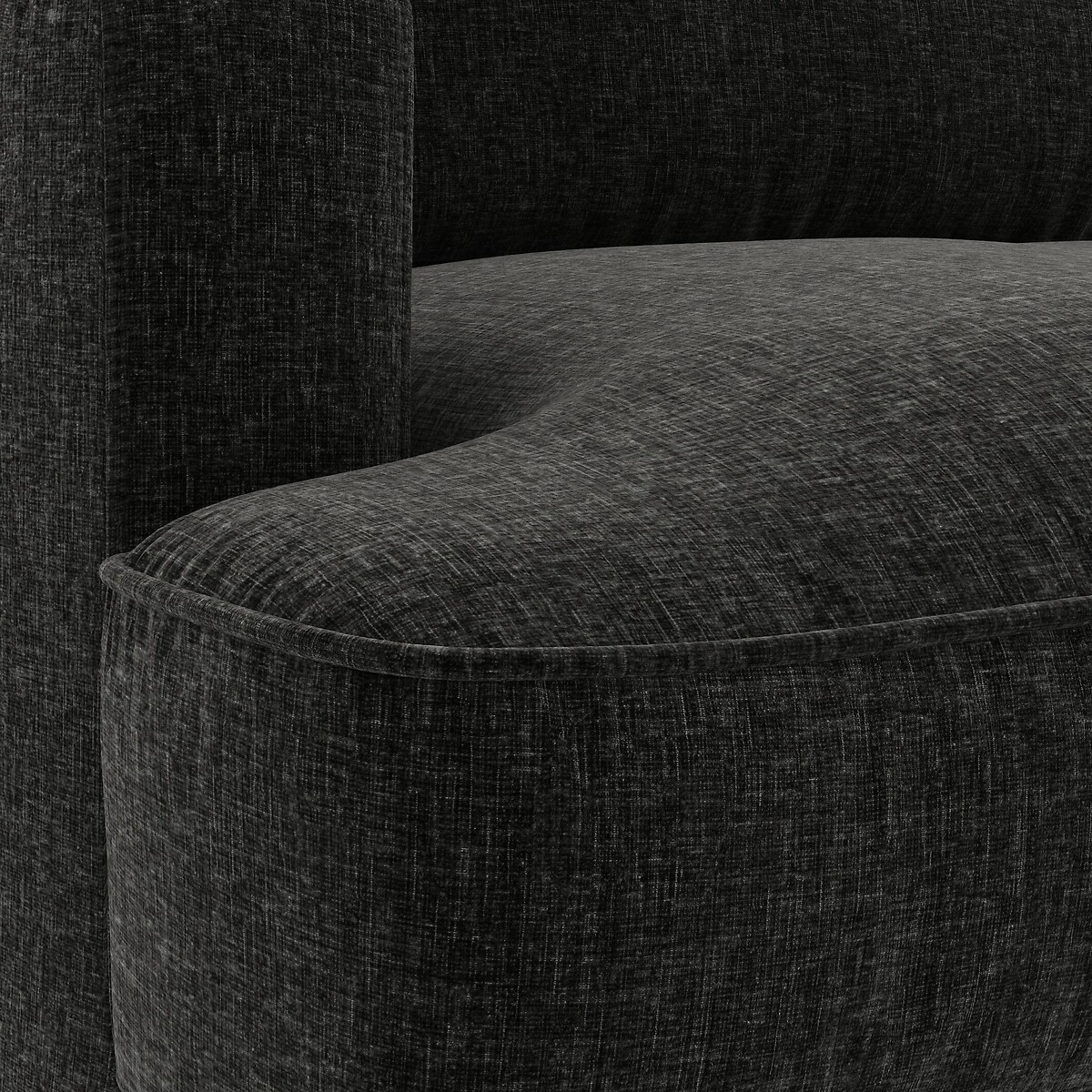 AM.PM<br>Sofá de canto em veludo chenille, Alwine