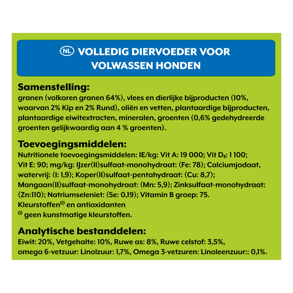Bonzo Droogvoer Adult Menubrokken Kip15 kg