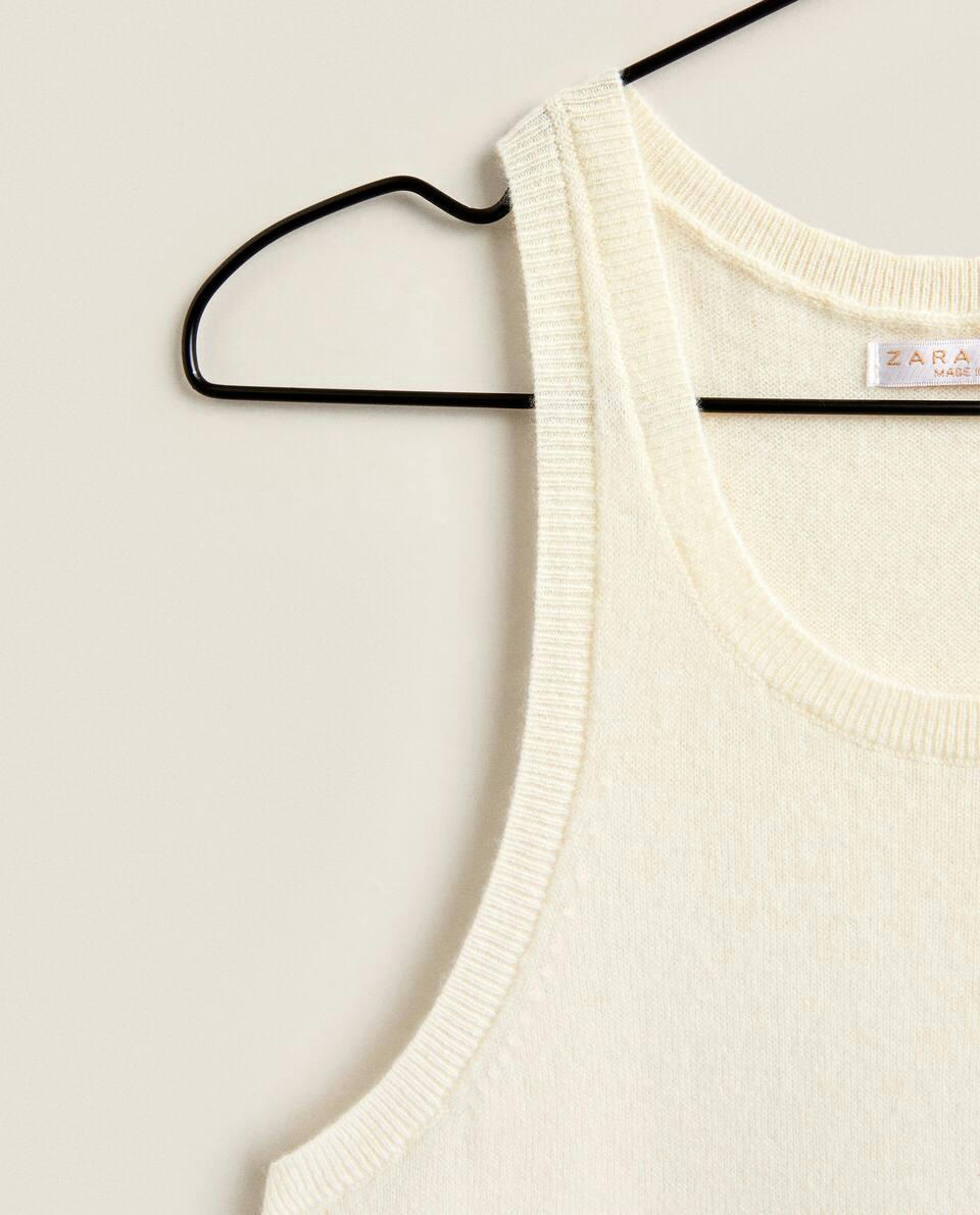 VESTIDO DE CASHMERE SEM MANGAS