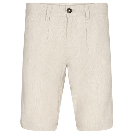 Bruun & Stengade Buris Shorts, Beige/White, 38