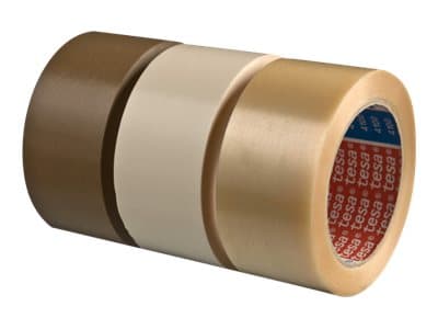 Tesapack 4100 - Pakketape - 50 mm x 66 m - PVC-film - klar, pakke a 6 ruller
