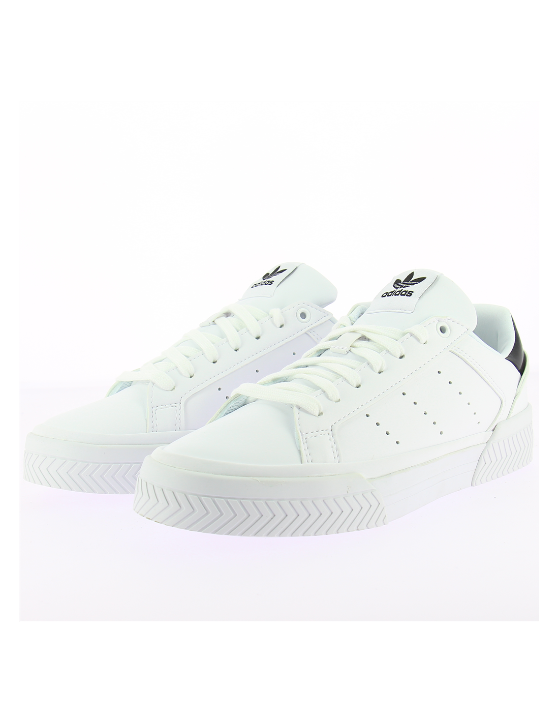 adidas sneakers mixte court tourino w vegan blanc