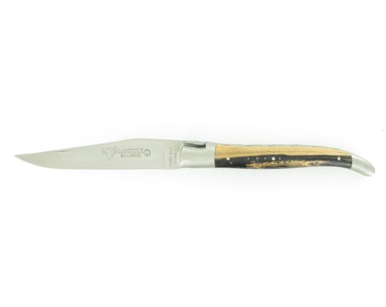 Laguiole 12 cm - double platines - Ebène Royal - 2 mitres Couteau de poche par Laguiole en Aubrac