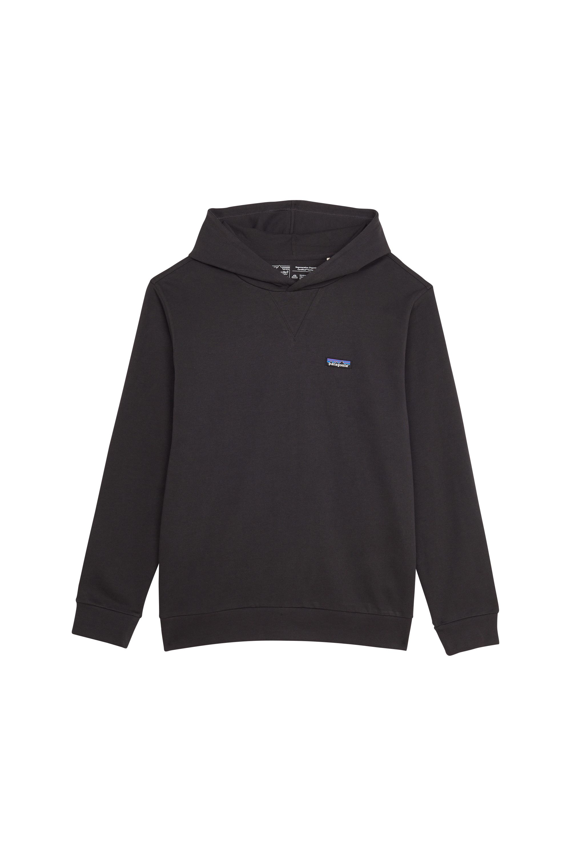 PATAGONIA Hoodie Regenerative Organic Certified Cotton Hoody Sweatshirt Noir