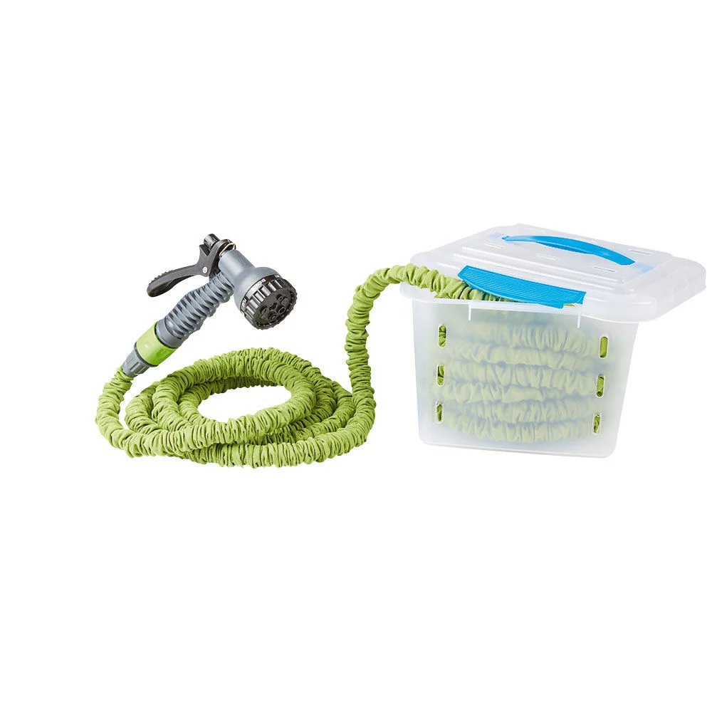 Tuyau extensible avec pistolet vert